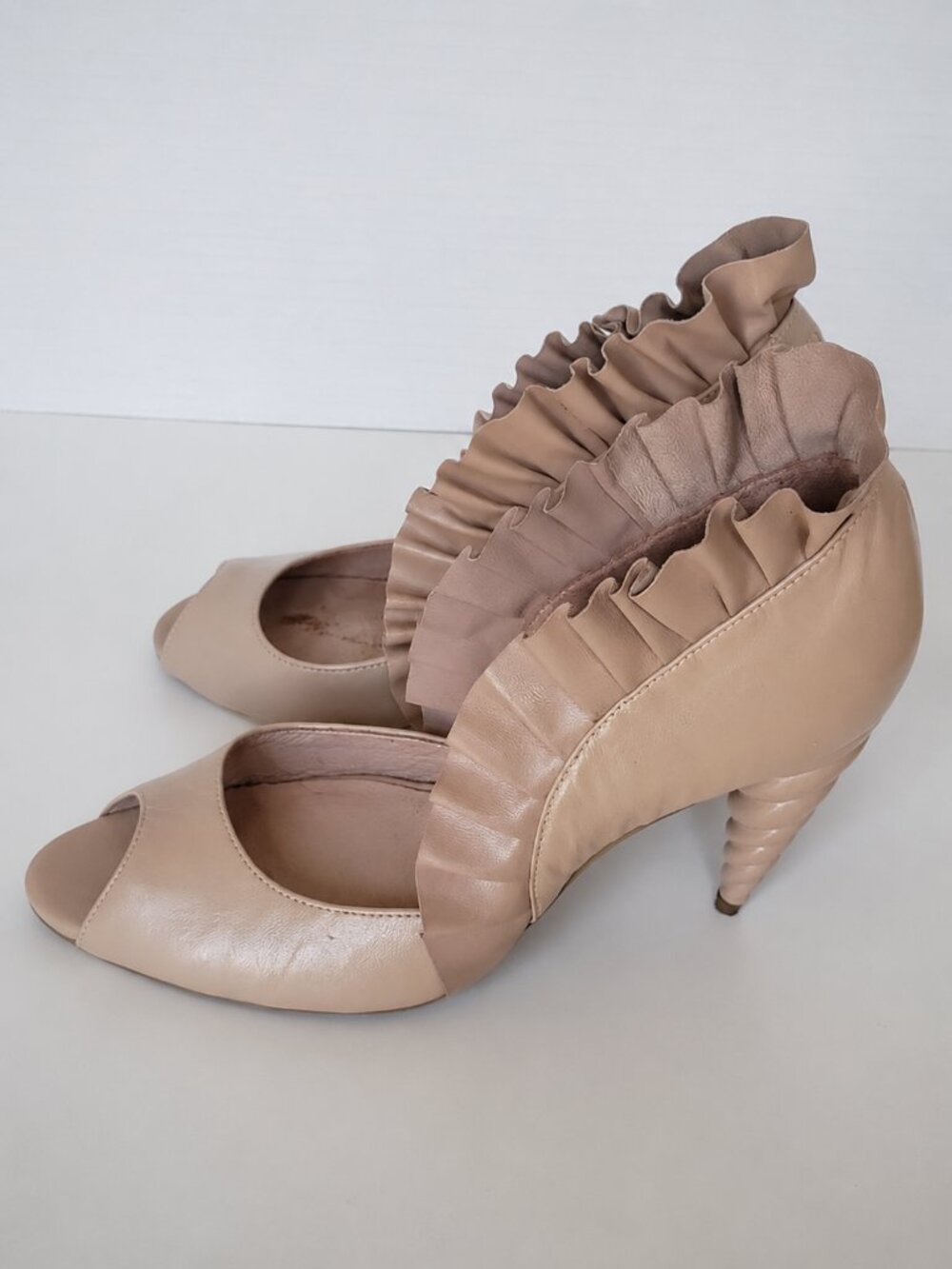 Jeffrey Campbell Michelle Nude Unicorn Heel